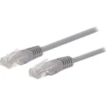 Kabel C-TECH patchcord Cat5e, UTP, šedý, 40m