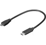 PREMIUMCORD Adaptér USB 3.1 C/male - USB 2.0 Micro-B/male, 0, 2m