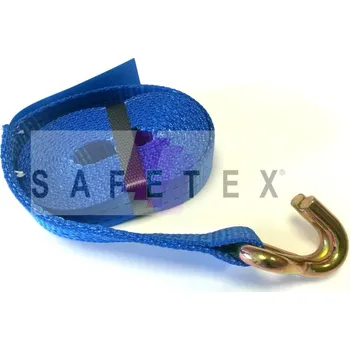 Upínací popruh upínací pás - kurta - 3000kg 35S-LE-SPH protikus k ráčně s hákem, délka kompletu 1,5 m, barva oranžová