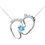 Preciosa Něžný stříbrný náhrdelník New Love s kubickou zirkonií Preciosa 5191 67 + 2 měsíce na vrácení zboží