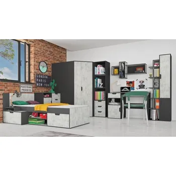 Dětský pokoj Meblar Dětský pokoj Nano B enigma Osvětlení: BEZ osvětlení