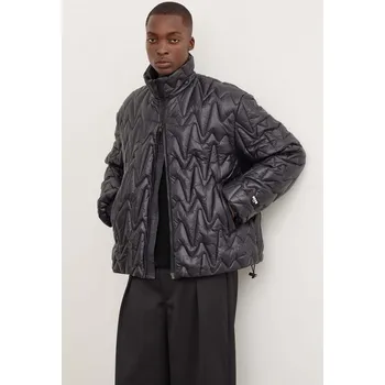 Pánská bunda Bunda MSGM pánská, černá barva, zimní, 3740MH05.247532 99X, vel. 52