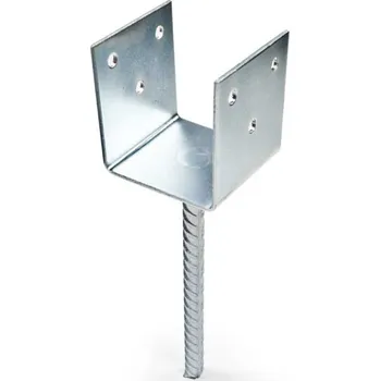 Tesařské kování Patka U 80x80 roxor pr.16 délky 250 Zn