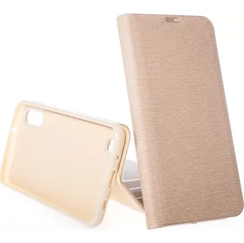 Pouzdro na mobilní telefon Pouzdro Vennus Book Samsung Galaxy A10 A105 Zlaté