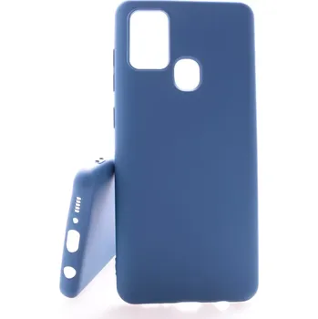 Pouzdro na mobilní telefon Pouzdro Forcell Silicone Samsung Galaxy A21s Modré
