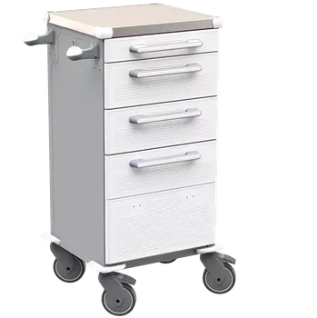 TINY 159 N vozík zdravotnický, plast ABS, bílá