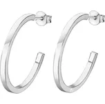 Lotus Silver Elegantní stříbrné náušnice kruhy LP3203-4 3 cm + 2 měsíce na vrácení zboží