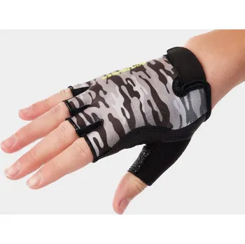 Cyklistické rukavice Bontrager Kids Glove černá/šedá S-M