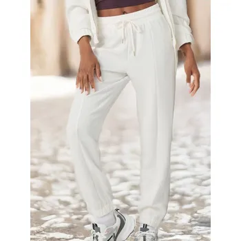 Sinsay - Teplákové kalhoty se širokými nohavicemi - krémová - 195DF-01X - 195DF-01X-L