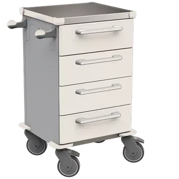 TINY 104 N vozík zdravotnický, plast ABS, bílá