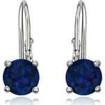 JVD Něžné stříbrné náušnice s tmavě modrými zirkony SVLE0620XH2M100 + 2 měsíce na vrácení zboží