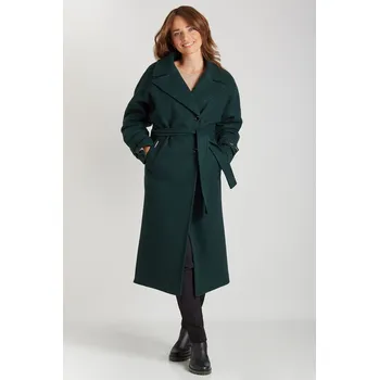 Dámský kabát ŻANETA kabát zelený 48