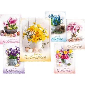 Velikonoční dekorace MFP pohlednice velikonoce 128 D výsek+UV 1300177