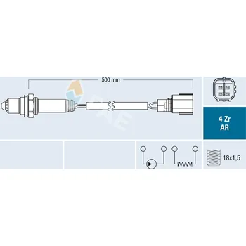 Lambda sonda Lambda sonda FAE 75645