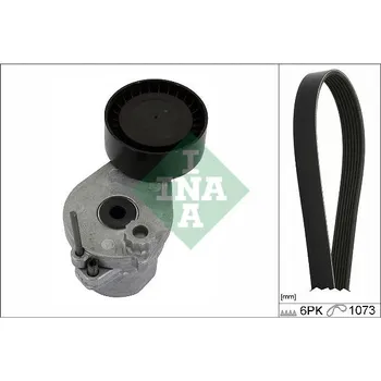 Sada žebrovaných klínových řemenů Schaeffler INA 529 0530 10