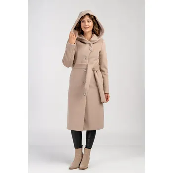 Dámský kabát Kabát MARIKA světle béžová alpaka 38