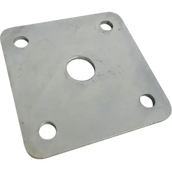 Tesařské kování Deska k patce pilíře 120x120x6 pr.32 (bez matice)