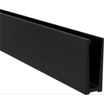 Plot Hliníkový kotvící profil - vrchní kotvení, 6000mm RAL 9005