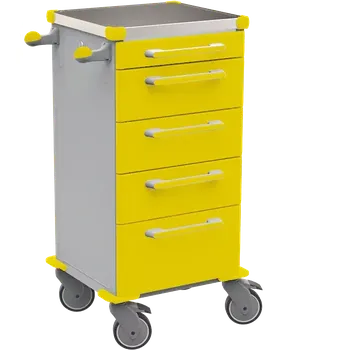 TINY 156 N vozík zdravotnický, plast ABS, žlutá