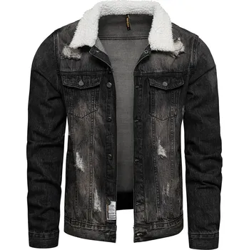 Pánský bomber Recea Pánská džínová bunda Bittergrove černá L