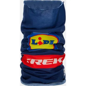 cyklistický dres Santini Lidl Trek Neck Gaiter modrá/žlutá One Size