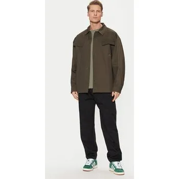 adidas Košile Premium Essentials Workwear JD3343 Khaki Loose Fit S