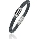 Boccia Titanium Pánský kožený náramek 0347-05 + 2 měsíce na vrácení zboží