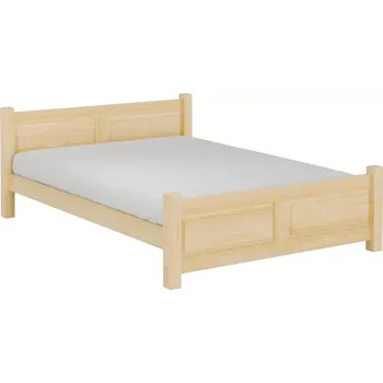 Postel Dřevěná masivní postel 180x200 cm L 110 borovice masiv