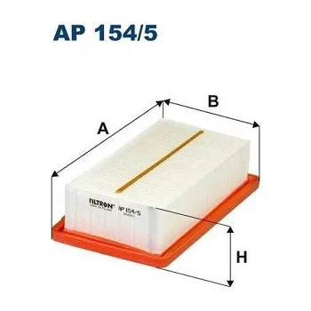 Vzduchový filtr Vzduchový filtr FILTRON AP 154/5