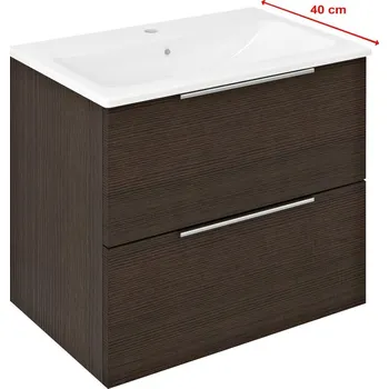 Nábytek Cirasa umyvadlová skříňka 58x54x39cm, borovice rustik CR592-1616