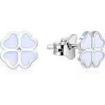 Beneto Stříbrné náušnice pro štěstí Čtyřlístky AGUP1594 + 2 měsíce na vrácení zboží