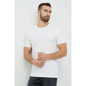 Pánské tričko Bavlněné tričko United Colors of Benetton 3JE1J19A5.101. bílá 00X, vel. L