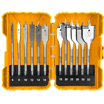 Vrták Ingco AKDL1201 Vrtáky do dřeva ploché, sada 12ks, O 6-32x152mm