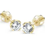 Cutie Diamonds Diamantové náušnice ze žlutého zlata s brilianty DZ60188-30-00-X-1 + 2 měsíce na vrácení zboží