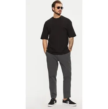 Pánská móda Jack & Jones T-Shirt Charge 12259975 Černá Oversize S
