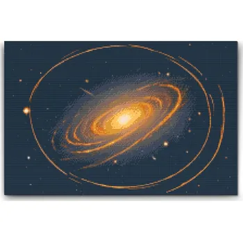 Diamantové malování Diamantové malování - Galaxie, mléčná dráha Velikost: 40x60cm, Rámování: Pouze srolované plátno, Diamanty: Kulaté