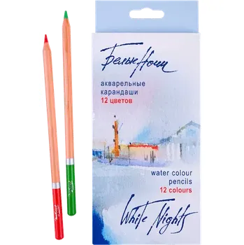 Kresba Akvarelové pastelky White Nights St. Petersburg - 12 barev