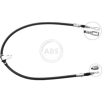 Lanko parkovací brzdy Tažné lanko, parkovací brzda A.B.S. K18956