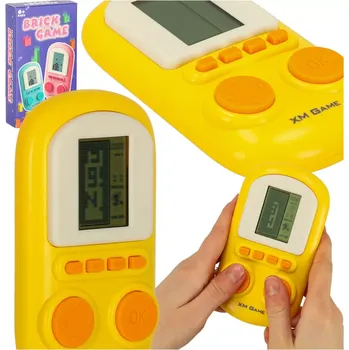 Herní konzole KIK Přenosná arkádová herní konzole žlutá