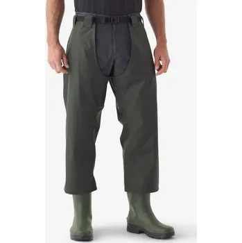 turistický návlek SOLOGNAC Lovecké návleky nepromokavé 100 2XL KAŠTANOVÁ|ZELENÁ