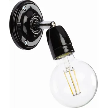 Nástěnné svítidlo Nástěnné keramické světlo CERAMIC Black E27
