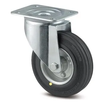 Pojezdové kolečko Alpha TENTE Kolečko antistatické 125mm, otočné, plotýnka, 3470DYR125P62