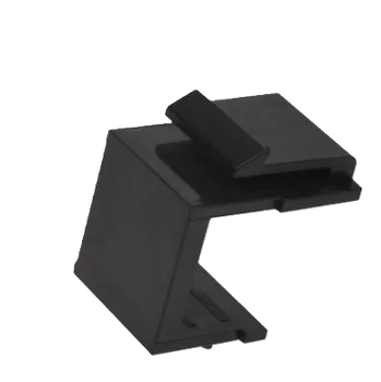 Elektrická zásuvka 10490303 Záslepka portu v patch panelu s moduly LAN-BK, černá