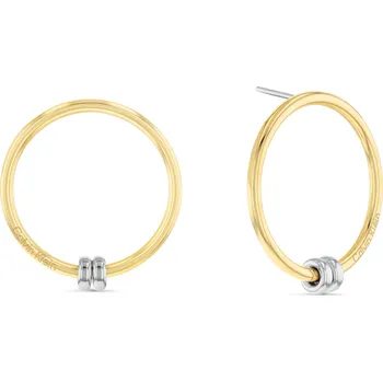 Šperk Calvin Klein Originální pozlacené náušnice Duality 35000634 + 2 měsíce na vrácení zboží