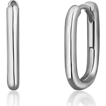 Oblečení a móda JVD Minimalistické stříbrné oválné náušnice SVLE1539XH20000 + 2 měsíce na vrácení zboží