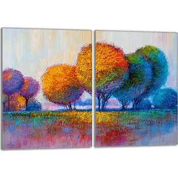 Kuchyňské prkénko Krájecí deska TMK ArtDeko sklo 2 ks