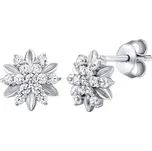 Silvego Stříbrné náušnice ALIVIA s krystaly Swarovski MW13935A + 2 měsíce na vrácení zboží