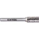 EXTOL Fréza karbidová, válcová s čelním ozubením, pr.10x20mm/stopka 6mm,sek střední(double-cut)