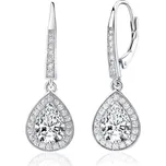 Silvego Stříbrné náušnice se zirkony Brisa JJJE1141 + 2 měsíce na vrácení zboží