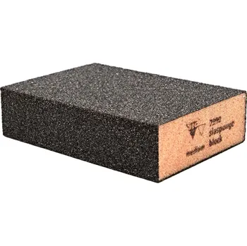Brusný papír sia Abrasives Brusná houbička SIA 7990 MEDIUM čtyřstranná 98x69x26mm